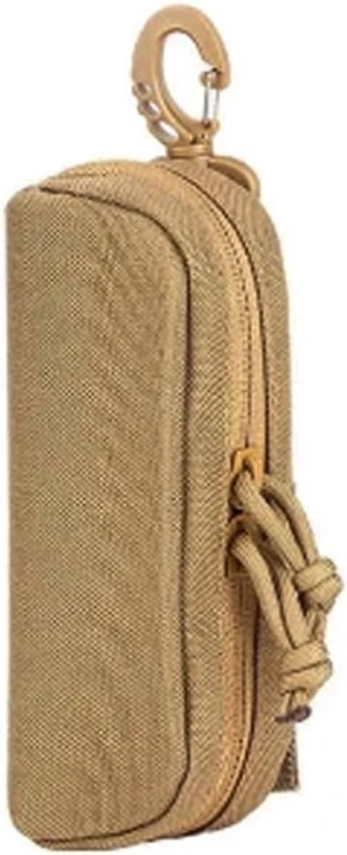 Brilcase - Khaki - Nylon - Beschermend - Ideaal voor buitensporten - ShopVlot
