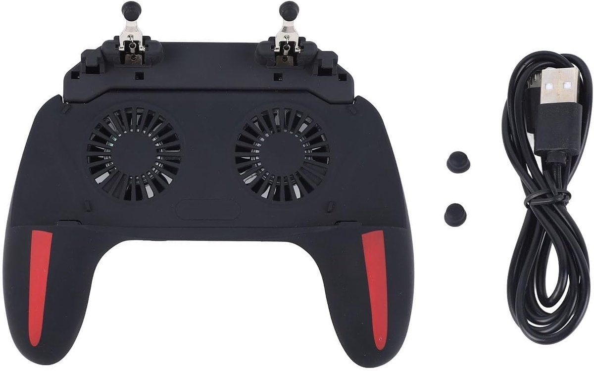 Mobiele Gamecontroller met Koelventilator - Telefoongaminggreep - Stille Werking - Verbeter je Game-ervaring - ShopVlot