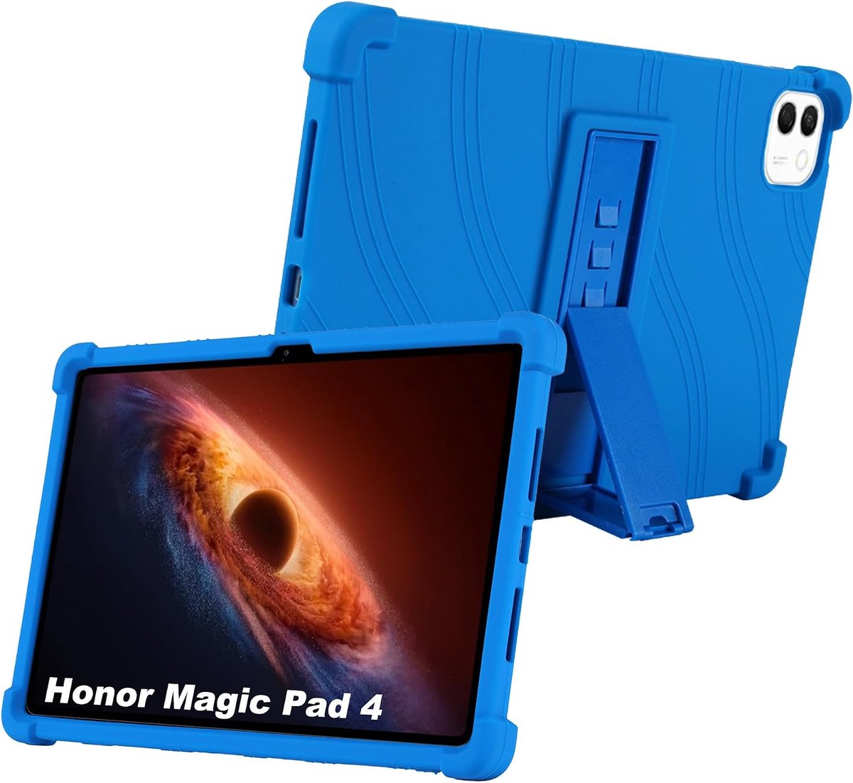 Beschermhoes Honor Magic Pad 4 12,3 inch - ultradun siliconen - schokbestendig - standfunctie - ShopVlot