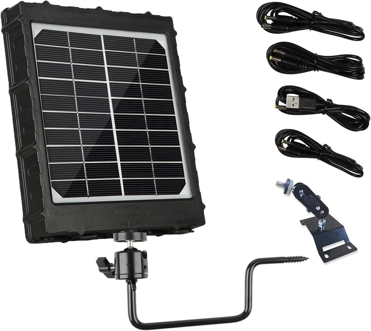 Zonnepaneel voor jachtcamera 3W - 8000mAh - Waterdicht - Duurzame energiebron voor buitengebruik - ShopVlot