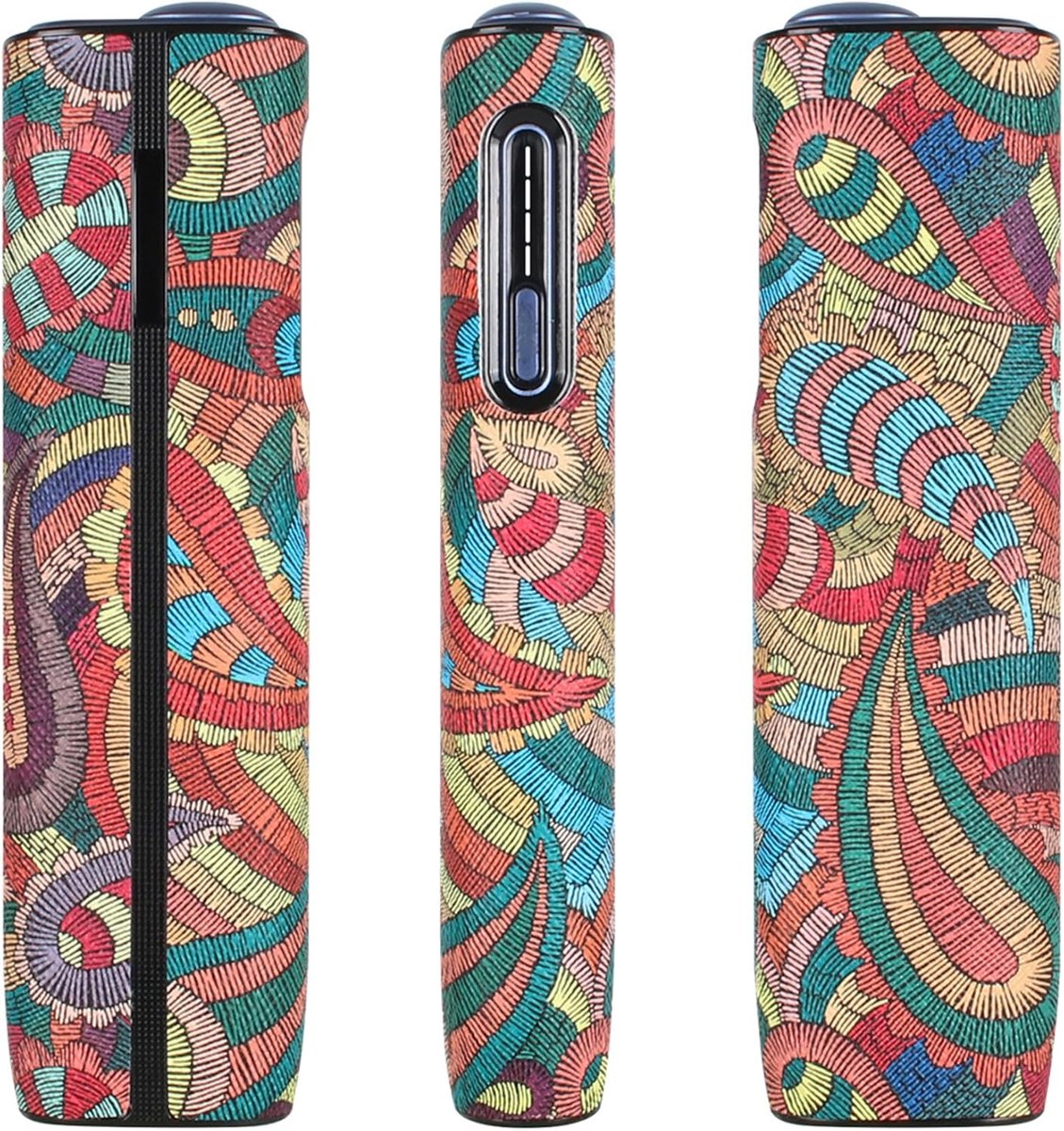Beschermhoes IQOS ILUMA i ONE - vier seizoenen paisley - premium pvc leer - stootvast en krasbestendig - ShopVlot