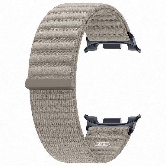 Samsung Galaxy Watch 9 Nylon Fabric Bandje Taupe M/L
