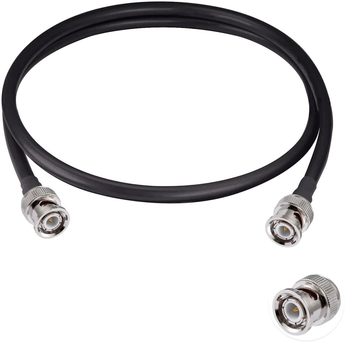 BNC Male naar BNC Male Kabel 1m - RG58 Coaxiaal Pigtail - 50 Ohm - Ideaal voor RF Antennes - ShopVlot