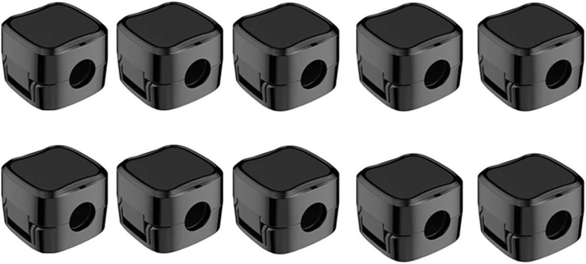 Kabelorganizer-clip set van 10 - opklapbaar design - voor datakabels en hoofdtelefoonkabels - ShopVlot