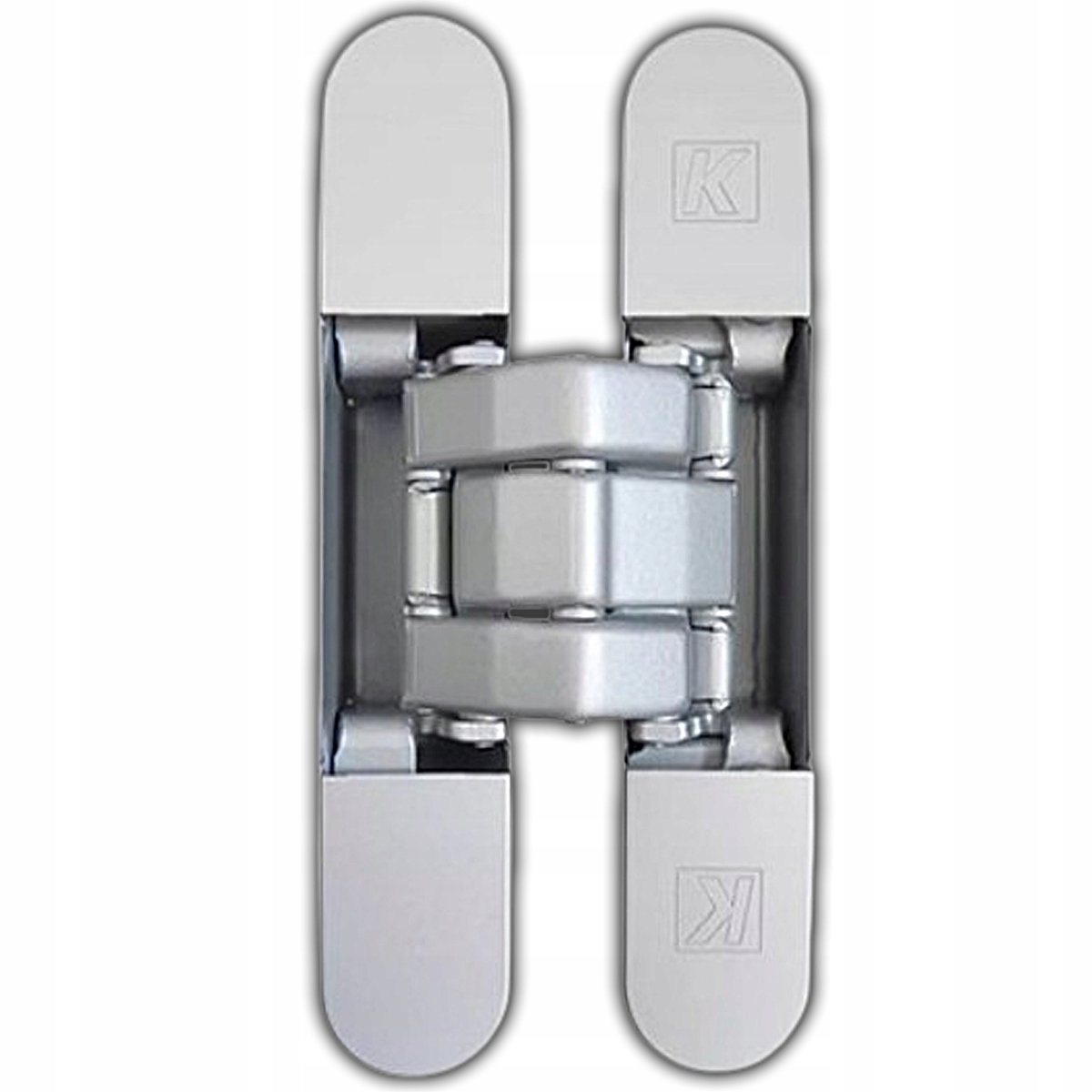 Verborgen Deurscharnier Mat Chroom 80/100kg - 3D Verstelbaar