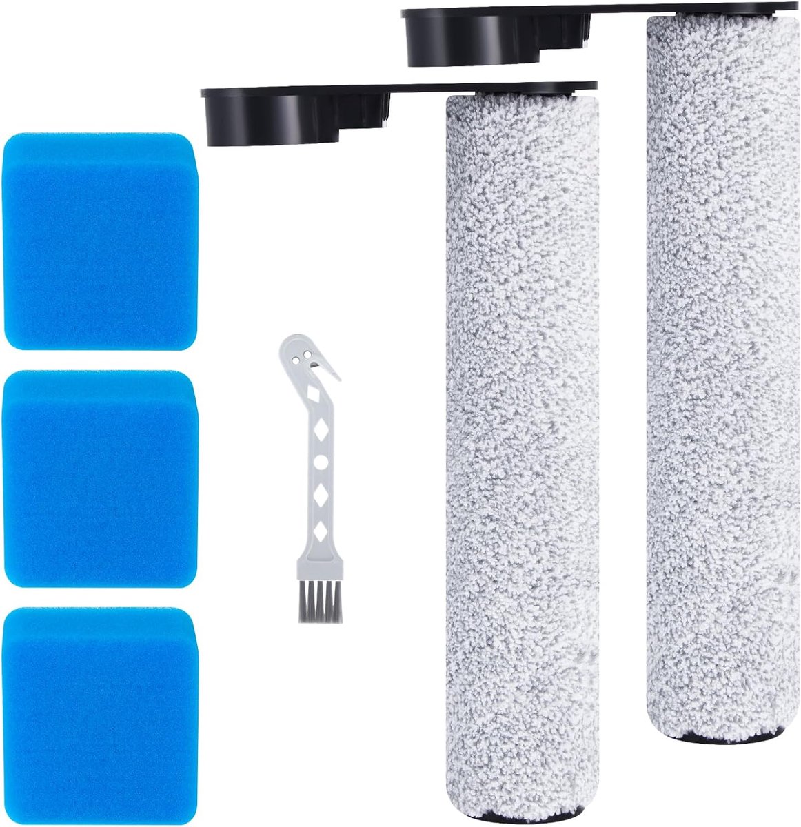 Borstelaccessoiresset - 2 borstelrollers + 3 HEPA-filters - voor Eureka New 430, Jonr ED12 - verbeter uw stofzuiger - ShopVlot