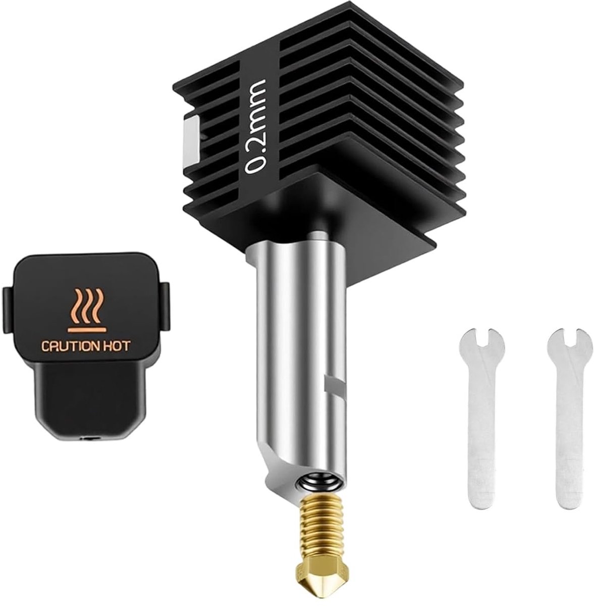 Hotend upgrade-kit A1 Mini - 0,2 mm mondstuk - gehard staal - hoge temperatuur tot 500 ℃ - ShopVlot