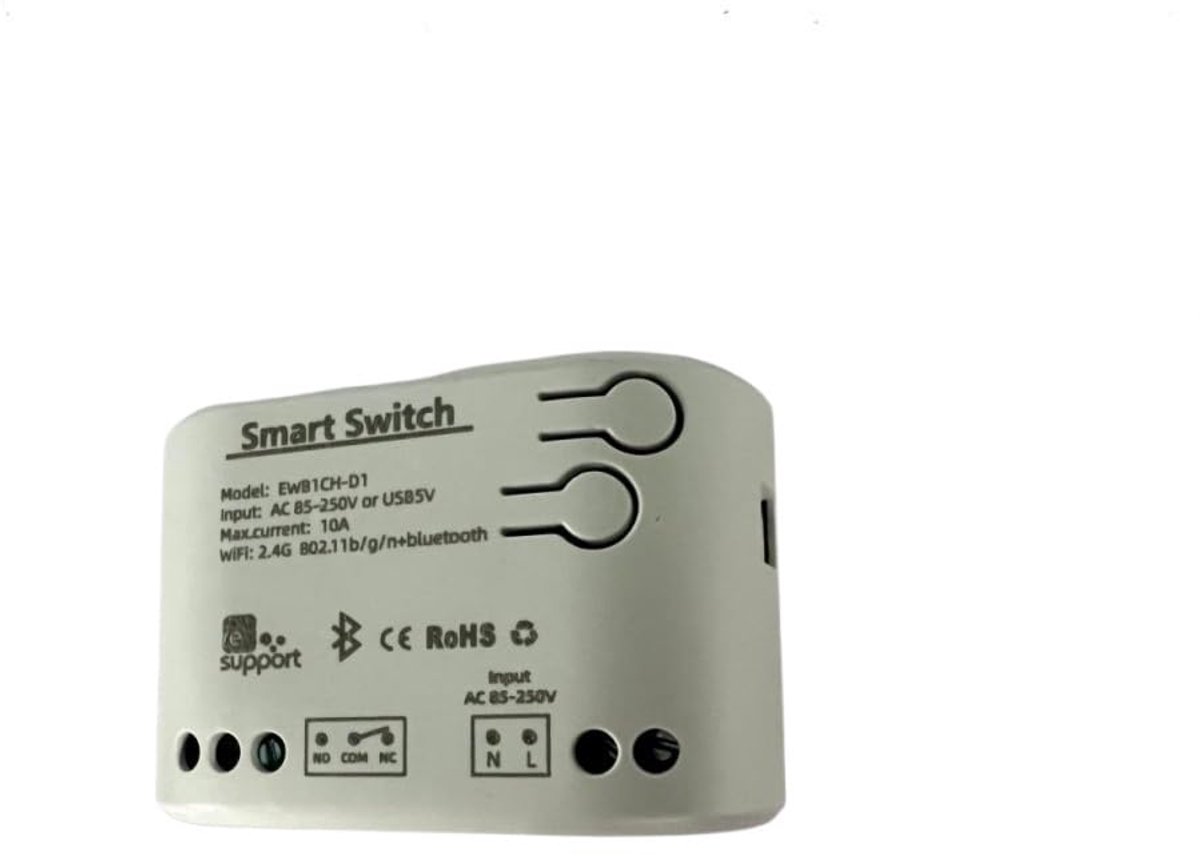 Smart Switch Inching/Self Lock - Wi-Fi Relay - 7-32V - Bedien je garage of haard eenvoudig - ShopVlot