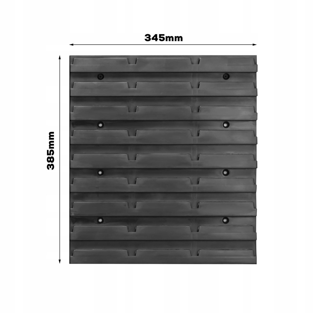 Gereedschapswand Garage 35x39 cm met Ophanghaken en Bakjes