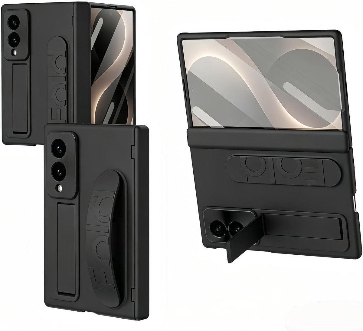Hoes voor Samsung Galaxy Z Fold 8 - met ingebouwde schermbeschermer - ultradunne matte PC - 360° bescherming - ShopVlot