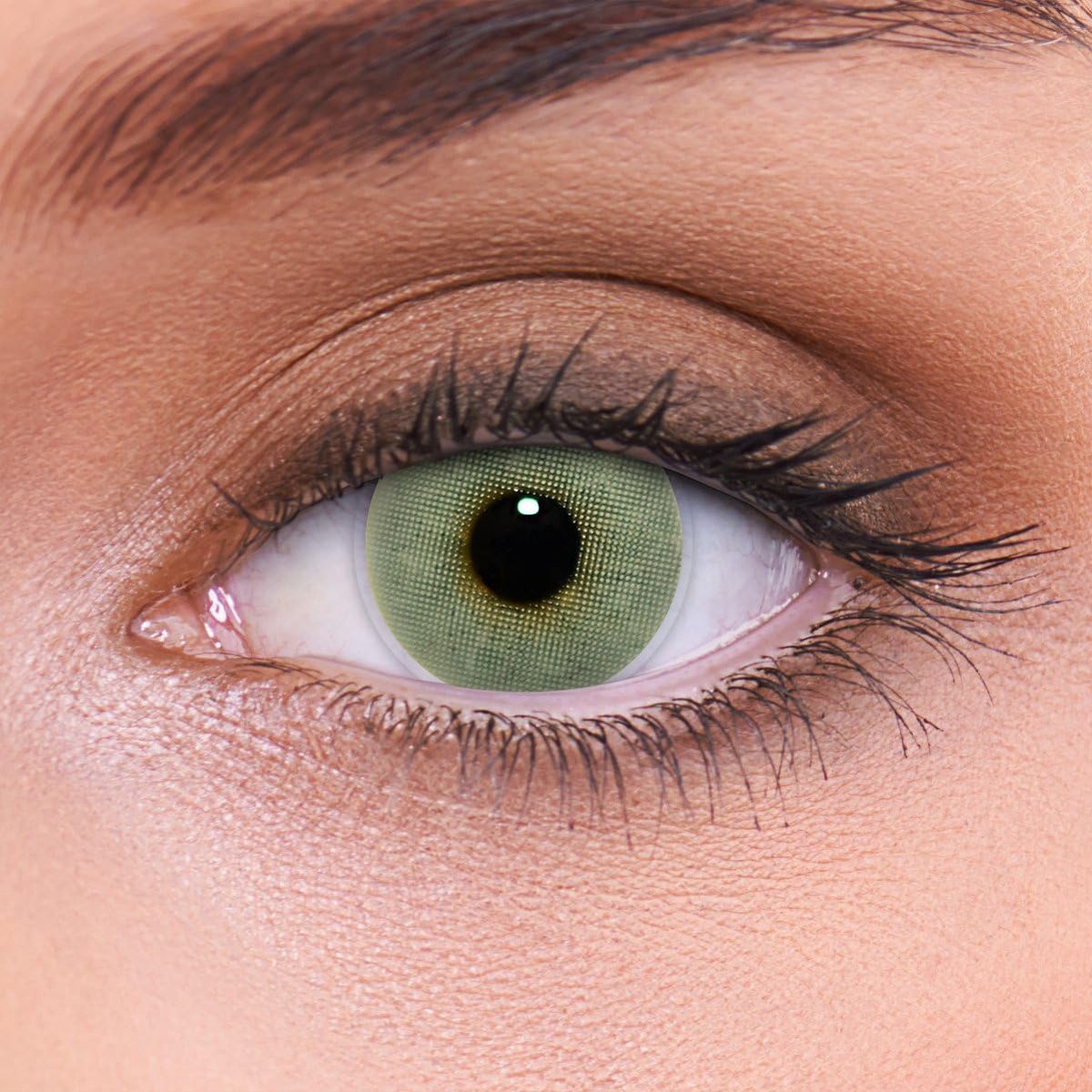 Contactlenzen grijs - Solid Grey - 14.00 mm - natuurlijk effect - comfortabele pasvorm - ShopVlot