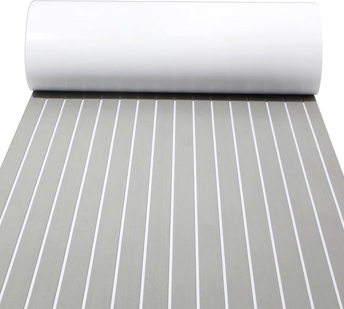 Eva-schuimvloeren voor boten 240×90×0.6cm, zelfklevende mariene vloermat, niet-slip dek vloeren tapijt Eva Teak Cover, marien tapijtbootaccessoires voor jacht- en RV-vloerenbladen