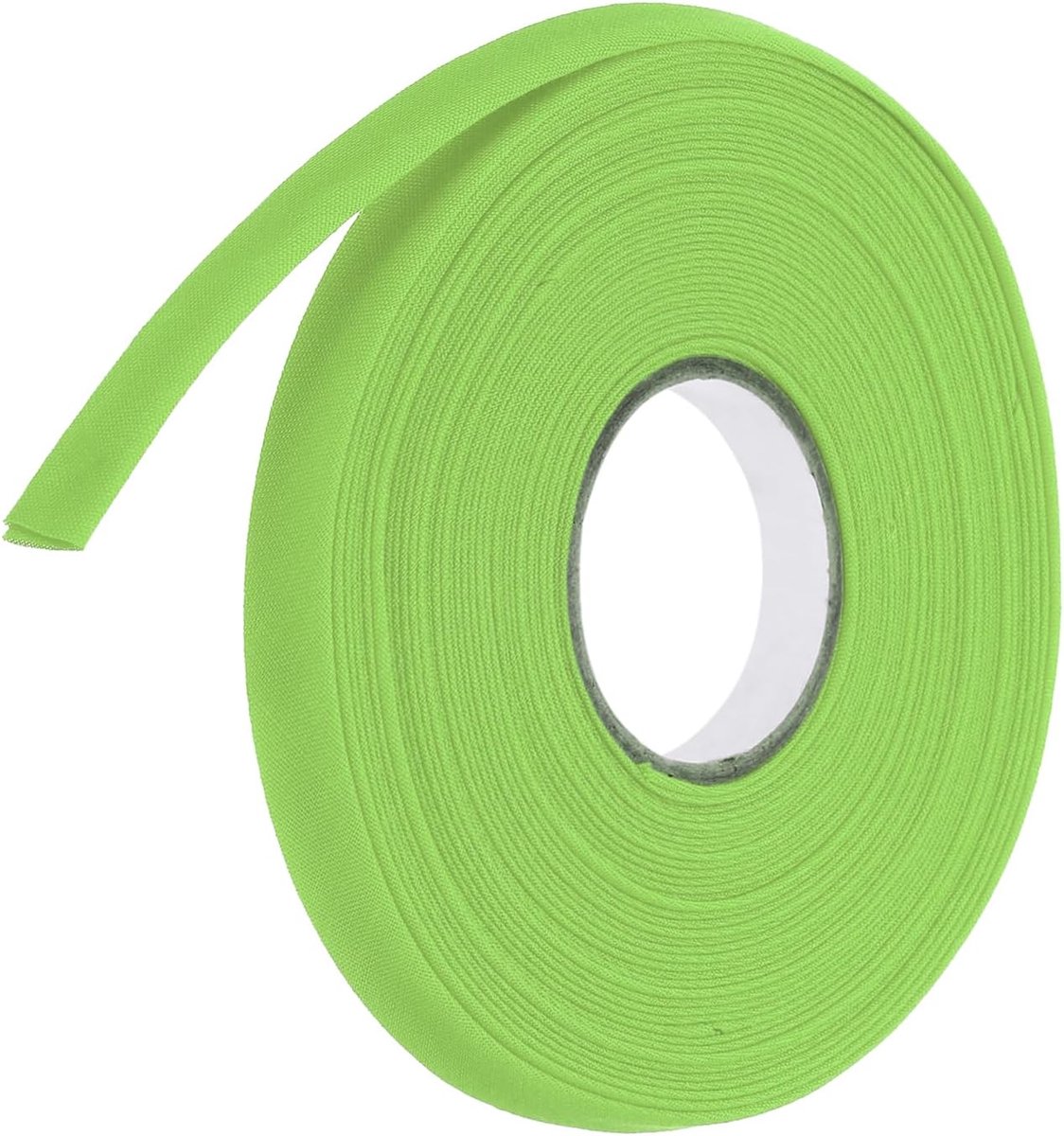 Biaisband, naadband, dubbele vouwband, polyester, continue bulk, naaien, accessoires, randband voor naaien, doe-het-zelf, zomen, quilten, handwerk (fruitgroen, 10 yards)