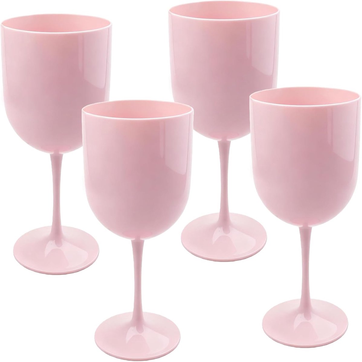 Wijnglazen, kunststof, kunststof wijnglazen, 480 ml, camping, champagneglas, champagneglas, champagneglazen, kunststof, onbreekbaar, BPA-vrij, voor bruiloften, verjaardagen, Kerstmis