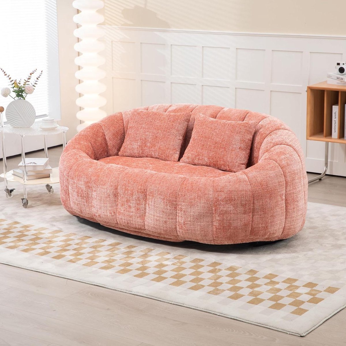 XXL Zitzak - Zitbank Lounge - Ontspannen Zitten - Traagschuim Vulling - 150 x 95 cm - Roze