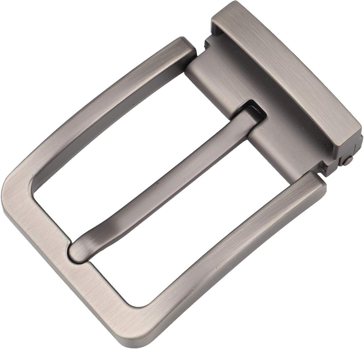 1.5 Inches (38-40 mm) Riemgesp Enkele Prong Vierkante Vervangingsgesp voor Mannen Vrouwen Riem