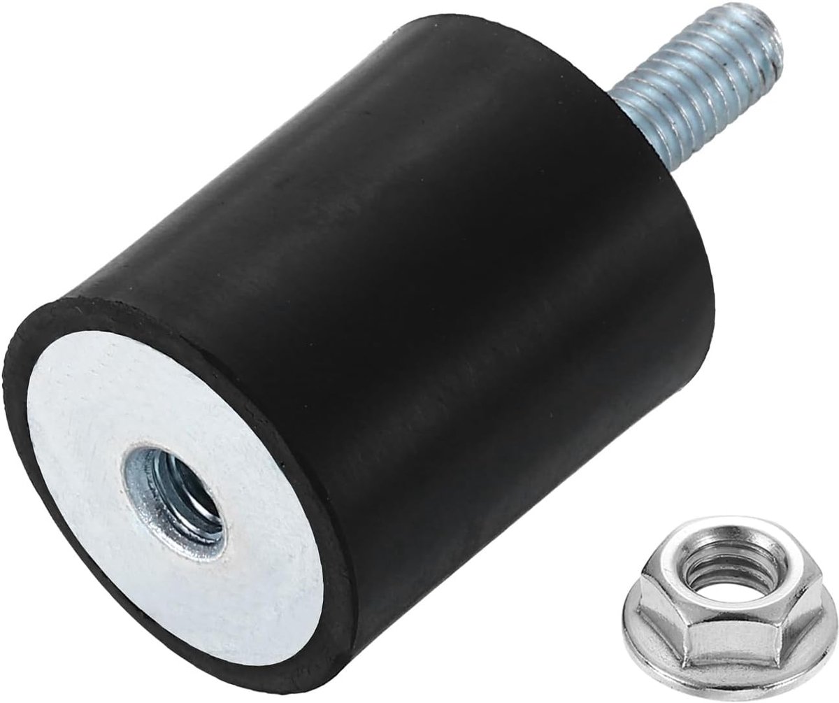 Rubberen Beugel M6, 1 Stks 25x30mm(DxH) Cilindrisch Anti-Vibratie Isolator Schokdemper Met Moer Voor Auto Bobbin Generator Luchtcompressoren