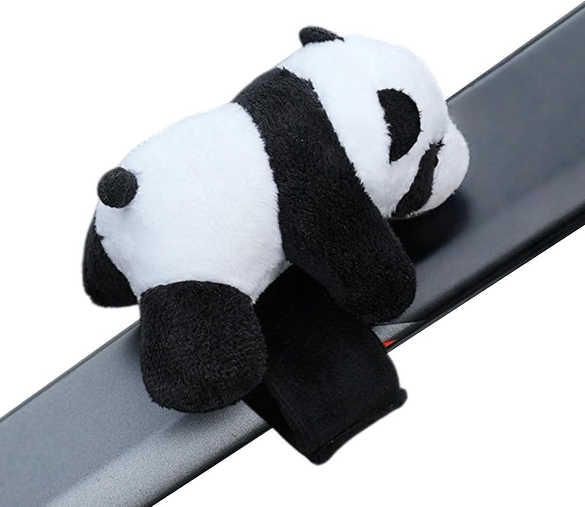 Fietsstuur Versiering - Dieren Figuur - Fiets Rit - Zacht Pluche Materiaal - 15 x 12 x 8 cm - Panda