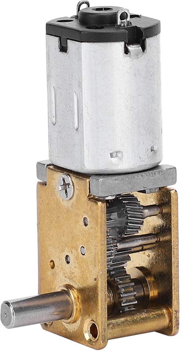 Microturbo, wormtransmissiemotor, N20, reductiemotor, voor elektronische sloten, intelligente auto's, robots en camera's (DC3V 30RPM) (DC3V 30RPM)