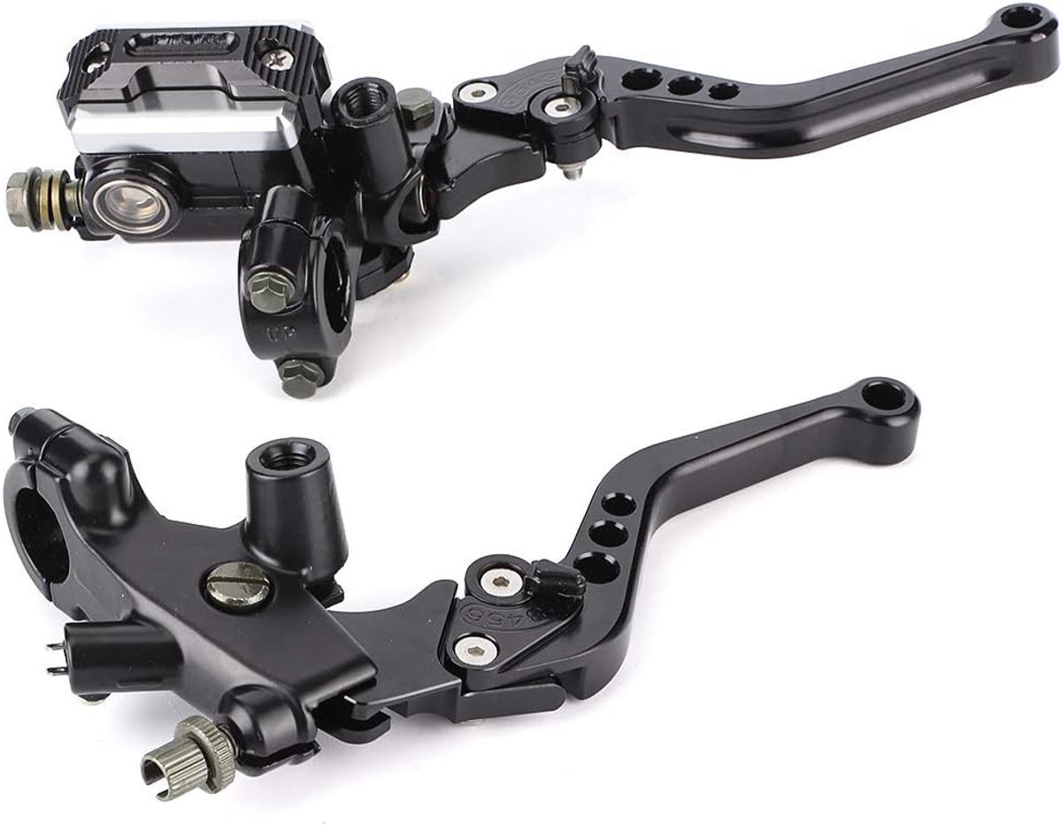 KIMISS aluminium 1 paar 22 mm universele motorfiets rem koppeling hendel set links rechts