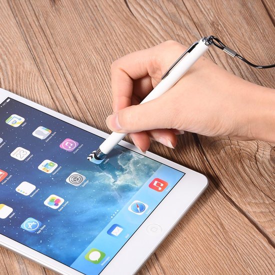 Stylus Touch Pen, universele capacitieve styluspen met siliconen aanraakkop voor mobiele telefoon, tablet om het scherm te beschermen — afbeelding 3