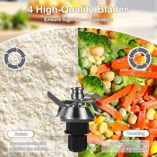 Mes voor Thermomix TM31, roestvrijstalen mengmes met afdichtring, reserveonderdeel voor Vоrwerk Thermоmix messen TM31 Voedselaccessoires, TM31 Blender Kling — afbeelding 5