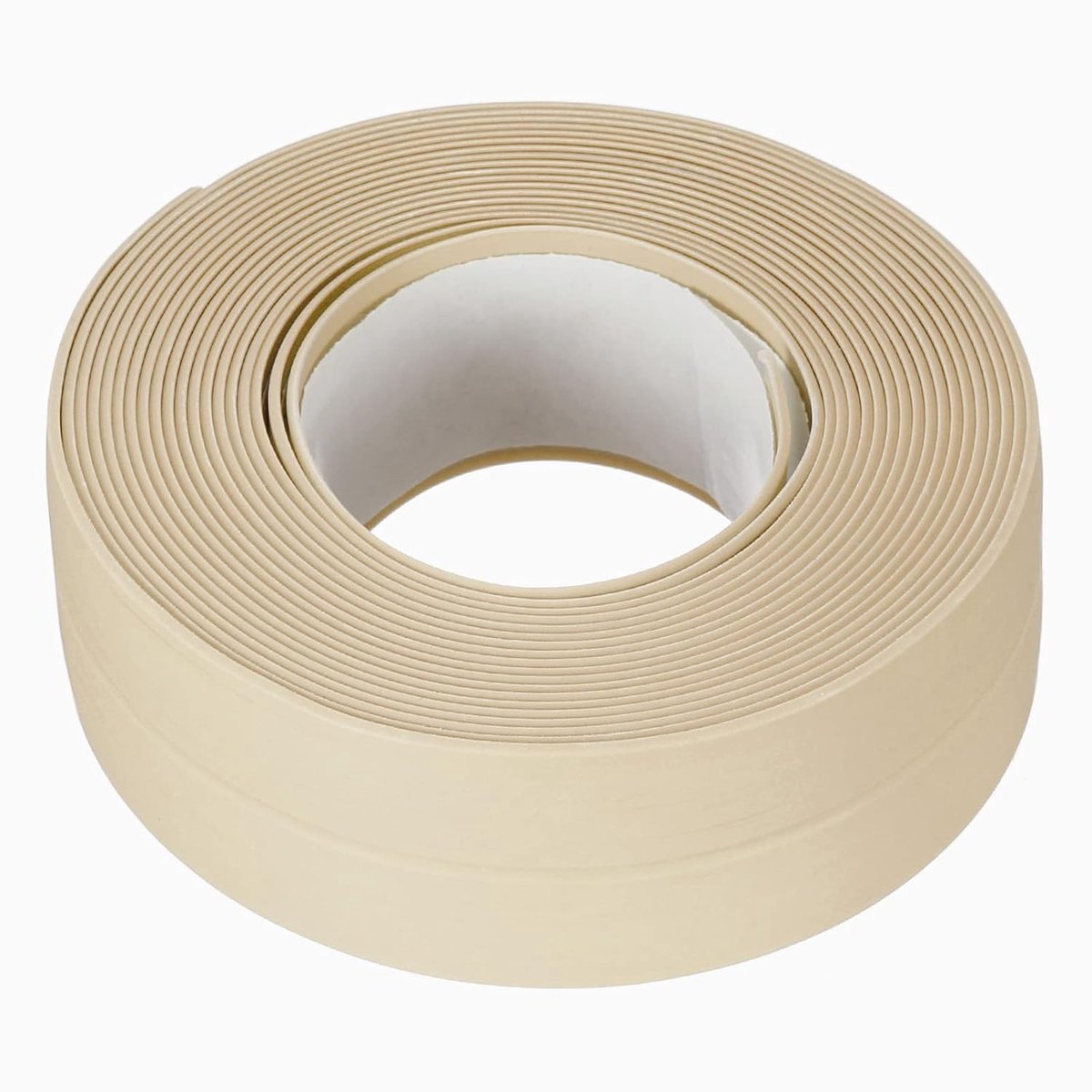 Sourcing map Waterdichte afdichtingsstrip, plakband, 0,87 inch x 10,5 inch pvc, afdichtband, beige