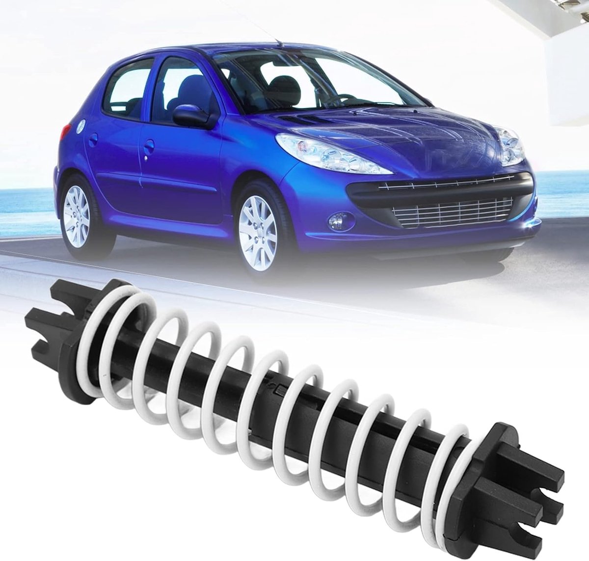 Koppelingspedaalveer Fit voor 307 206 207 408 308, Koppelingspedaal Terugkeerveer Aluminium 214855 Vervanging