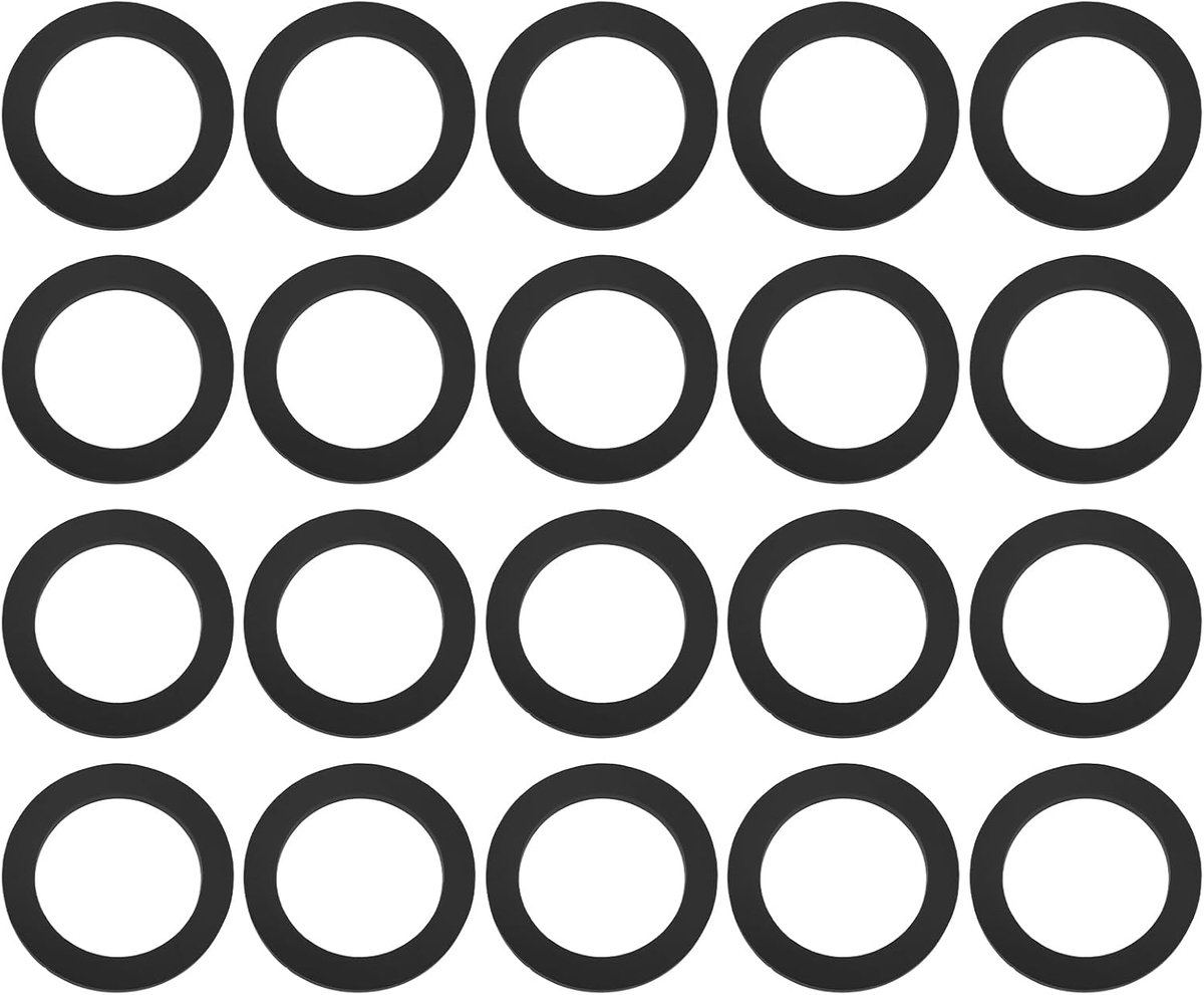 20 stuks platte rubberen ringen 25 mm x 35 mm x 3 mm antislip platte pakkingen voor halter- en dumbbellfitnessapparatuur onderhoud en sanitaire toepassingen