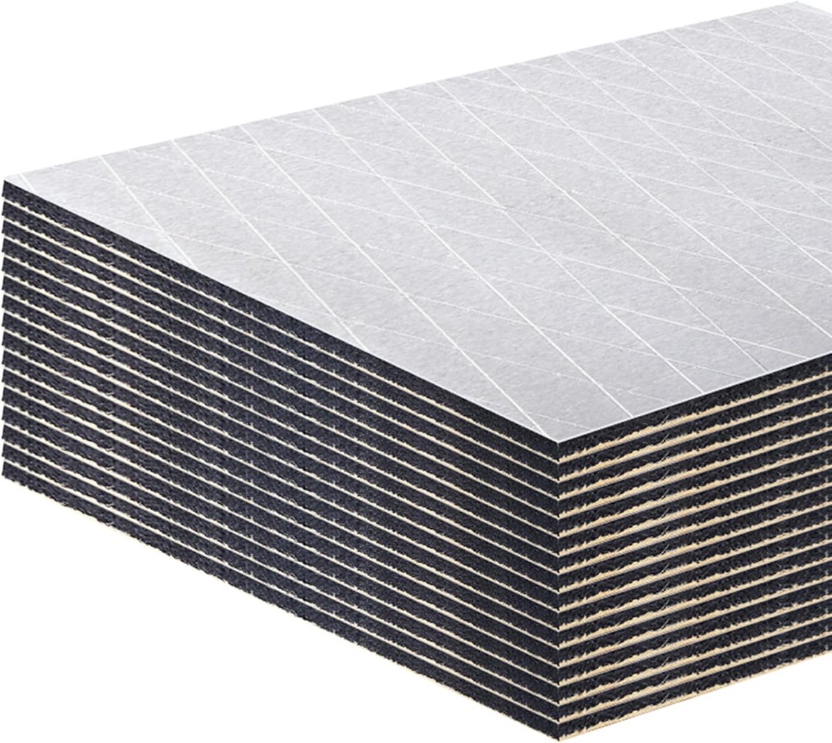 13 stuks 8 mm 40x33 cm auto aluminium gesneden isolatiemat zelfklevend | geluidsisolatiemat | aluminiumfolie isolatiemat (1,67 m²)