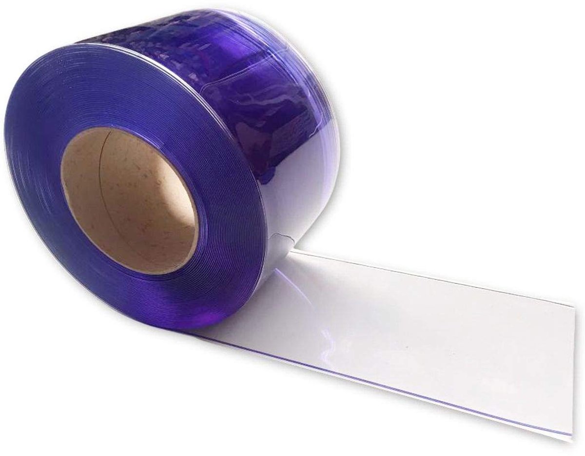Lama gordijn PVC kunststof transparant (3 meter lang x 0,20 breedte)