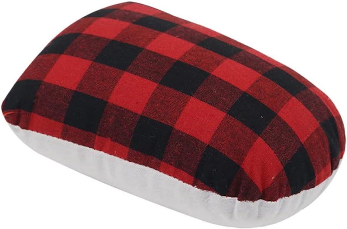 Kleermakers Ham - Strijkham Naadroller - Naden Strijken - Warmte-isolatie - 19 x 15 x 8 cm - Rood