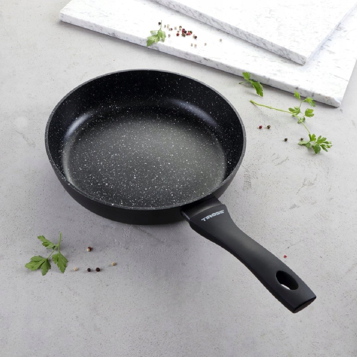 Tiross Koekenpan 20cm Graniet GREBLON TS2401 - Inductie