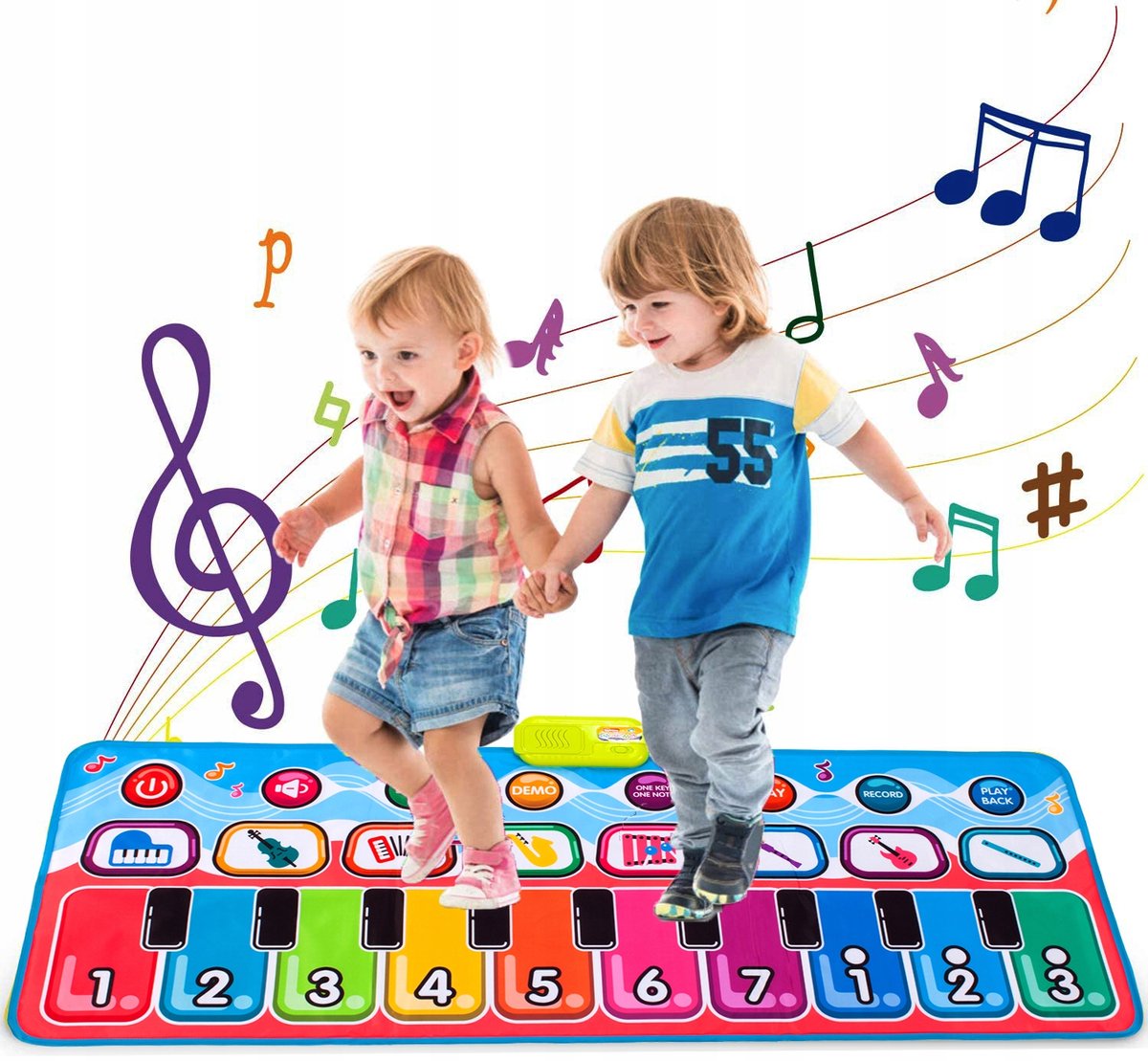 Interactieve Muziekmat Pianola voor Kinderen - Dansen & Opnemen