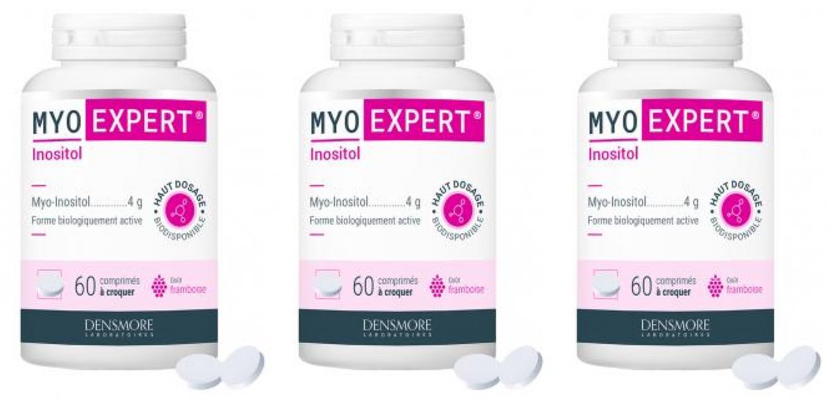 Densmore Myo Expert Inositol 60 Kauwtabletten