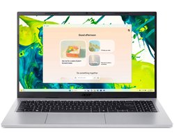 Acer Aspire Go 15 AG15-72P-780E Intel Core 7 150U Laptop 39,6 cm (15.6") Full HD 16 GB DDR4-SDRAM 512 GB SSD Wi-Fi 6 (802.11ax) Windows 11 Home Zilver