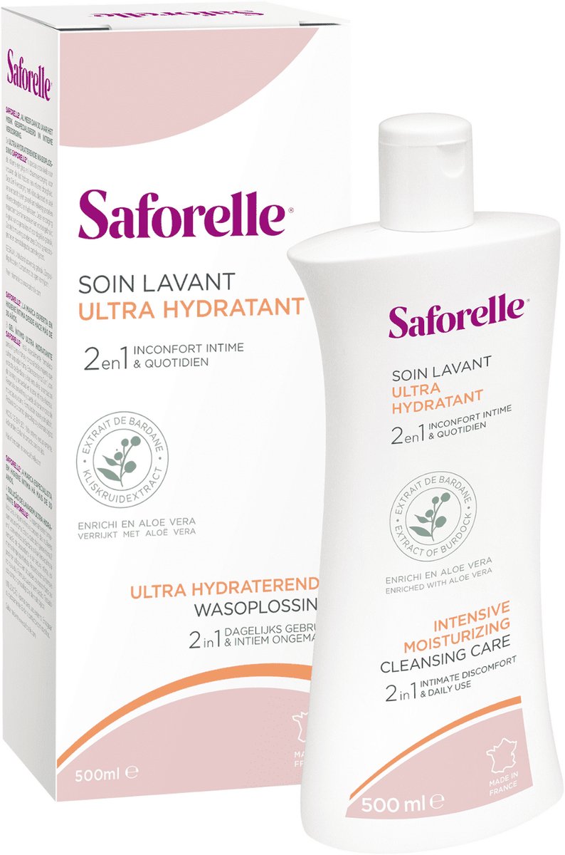 Saforelle ULTRA HYDRATERENDE WASVERZORGING 500ml