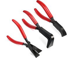 Vouwtang set van 3 stuks, mini plaatstangen voor dakdekkers, 0-90 graden, carbon staal, 22 mm breed
