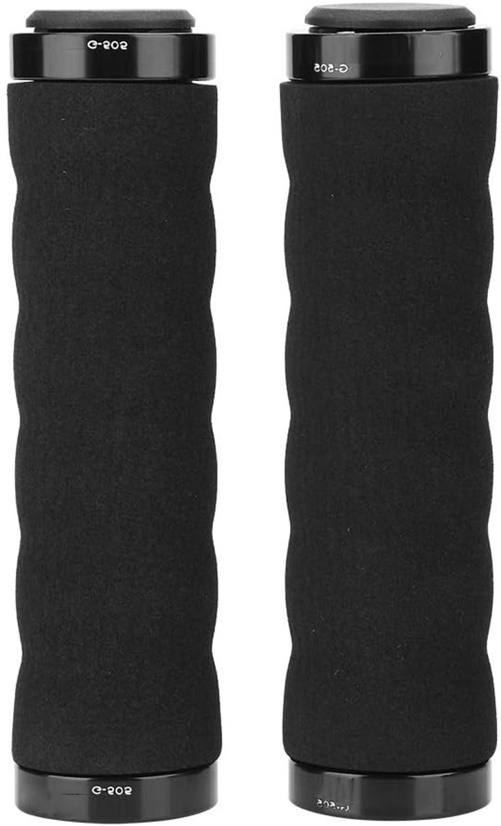 Anti-slip MTB-handgrepen voor mountainbike, comfortabele fietsgrepen met lock-on ring, geschikt voor stuurtot 22 mm diameter