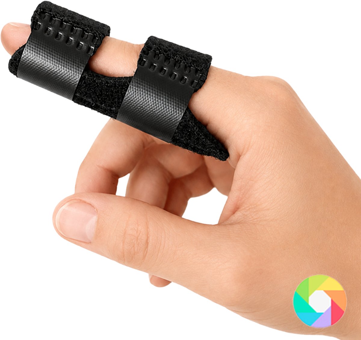 Vingerspalk zwart verkrijgbaar in 6 kleuren - vingerbrace - vingerspalken - vinger splint - mallet vingerspalk - triggerfinger spalk