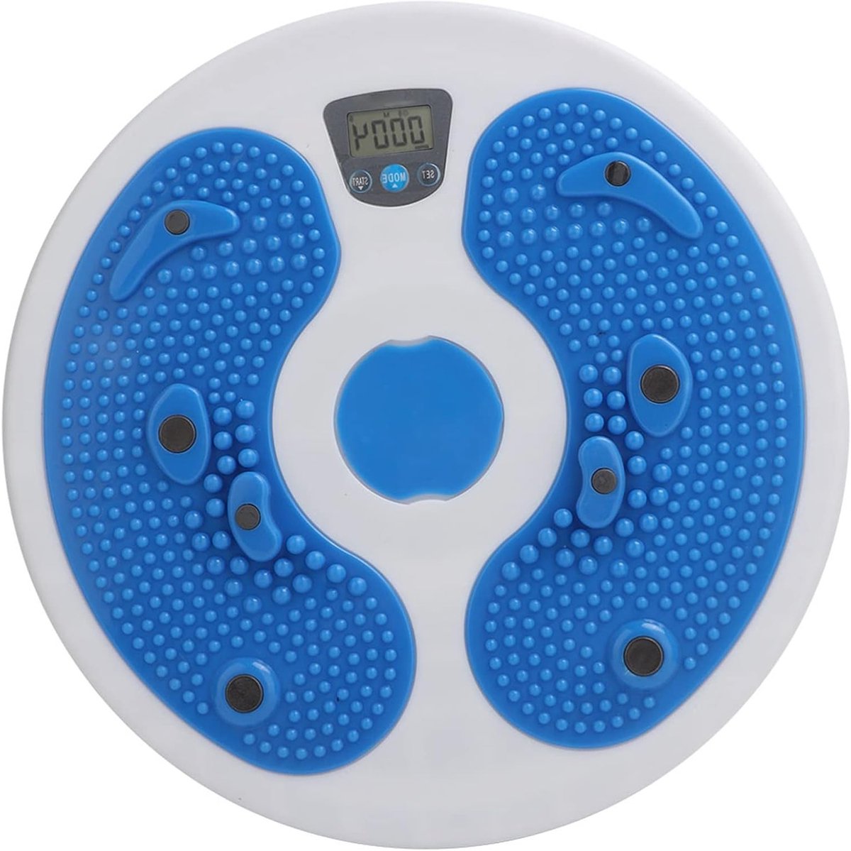Fitness Twister Plate voor Taille met Calorieënteller, Massagefunctie en Magnetische Ondersteuning voor Effectieve Training