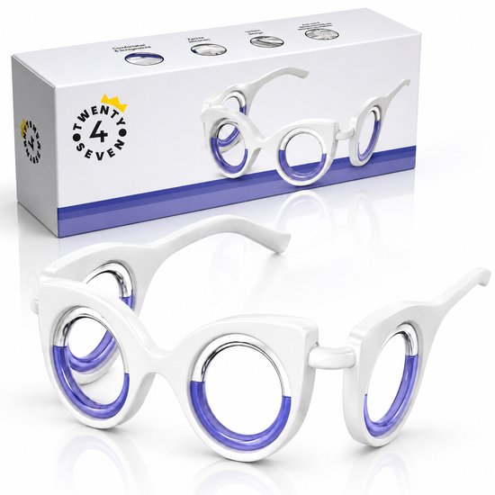 Twenty4seven® Wagenziekte Bril voor Kinderen & Volwassenen - Tegen Reisziekte & Autoziekte - Anti Misselijkheid - Alternatief voor Bandjes en Pleisters