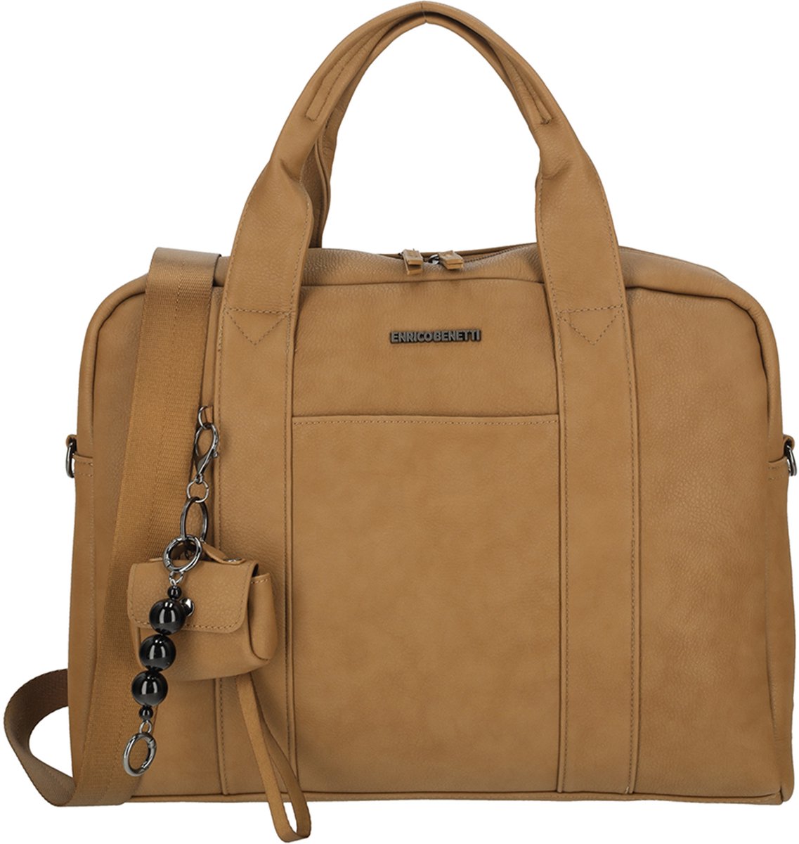 Enrico Benetti Taylor Handtas - Laptoptas met 15 inch Laptopvak - Camel