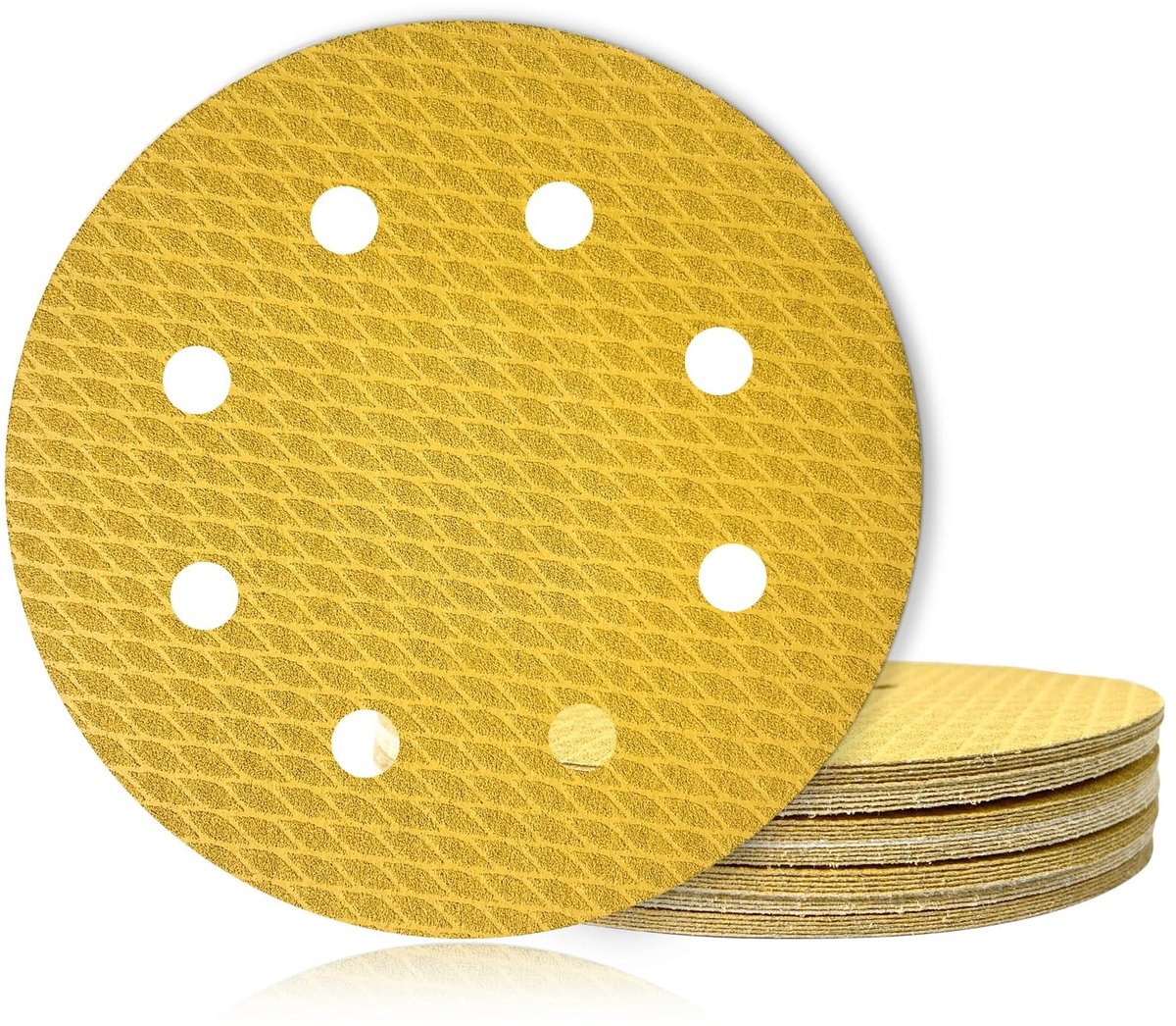 Dailygoods - 40 Stuks Schuurpapier Klittenband - Hoogwaardige Schuurschijven voor Excentrische Schuurmachine
