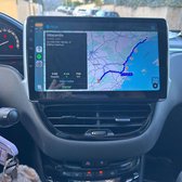 Junsun Autoradio Met Bluetooth Geschikt voor Peugeot 2008/208 2012-2018 - 2+64 GB - Achteruitrijcamera - Draadloze CarPlay & Andriod Auto - GPS-navigatiesysteem - 10-inch Touchscreen - Stuurwielbediening - WiFi - RDS - USB - 2+64GB