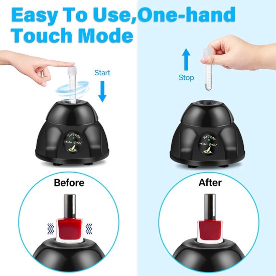Mini Vortex Mixer - Laboratorium Schudder - Vloeistoffen Mengen - Snelle Mengtijd - 50 ml - Wit van MINI — afbeelding 4