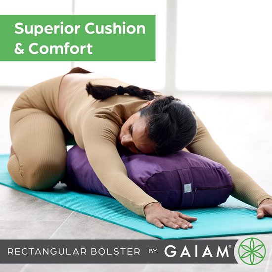 Yoga Kussen - Meditatie Ondersteuning - Ontspanning en Herstel - Natuurlijke Katoenvulling - Rechthoekig - Zwart — afbeelding 4