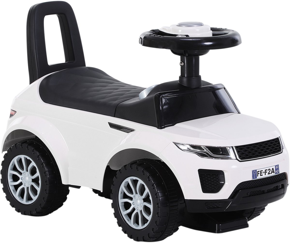 1 stuk - Kinderen rijden speelgoed - Wagen - Baby rijden speelgoed - met luidspreker - Simulatie snelheidsmeter en speelgoed doos - geschikt voor kinderen van 12 tot 36 maanden - Wit