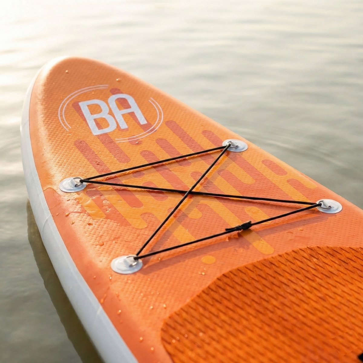 Best Active Horizon SUP Board XXL - 335x81x15cm - Opblaasbaar Paddle Board - Complete Set Inclusief SUP Zitje - Met Pomp / Draagtas / Verstelbare Peddel / Enkelkoord / Reparatiekit - Belastbaarheid Max. 150KG - Oranje – foto 5