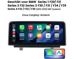 Cestovet Autoradio - Geschikt voor BMW 1re F20/F21 2er F22 3er F30/F31/F34/F35 4er F32/F33/F36 (2012-2016) NBT - CarPlay & Andriod Auto- 10.25 Inch TouchScreen Bluetooth, Ondersteuning Originele Functies
